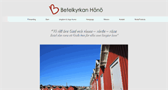 Desktop Screenshot of betelkyrkan.nu