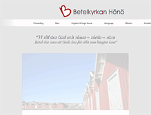 Tablet Screenshot of betelkyrkan.nu